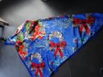 nieuwstaat! grote zijde sjaal dames, blauw tinten, Ophalen of Verzenden, Zo goed als nieuw, Maat 46/48 (XL) of groter, Sjaal