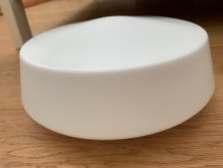 Bauhaus RZB Leuchten plafondlamp 25 cm - vintage retro, Huis en Inrichting, Lampen | Plafondlampen, Zo goed als nieuw, Glas, Metaal