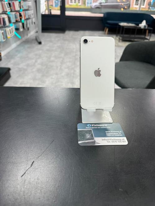 iPhone SE 2022 Wit! 128GB! Prima staat! Met garantie, Telecommunicatie, Mobiele telefoons | Batterijen en Accu's, Nieuw, Apple iPhone