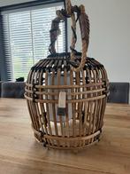 Rivièra Maison Hanglamp Bamboe - Bohemien Stijl, Huis en Inrichting, Lampen | Vloerlampen, Ophalen, Zo goed als nieuw, Hout, Minder dan 100 cm