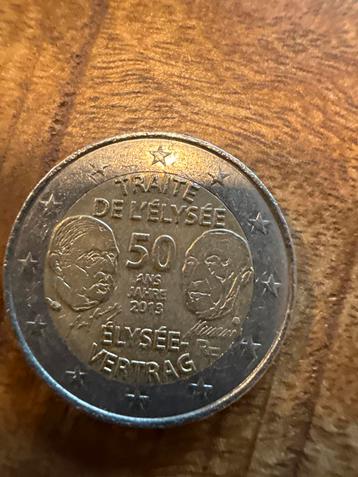 2 Euro Herdenkingsmunt Elysée-Verdrag 2013 beschikbaar voor biedingen