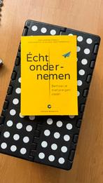Boek “Echt ondernemen” van Charlotte Meindersma, Ophalen, Zo goed als nieuw