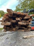 Partij 5 bij 10’s vurenhout- Gebruikt, Doe-het-zelf en Verbouw, Hout en Planken, Ophalen, Gebruikt, 25 tot 50 mm, 300 cm of meer