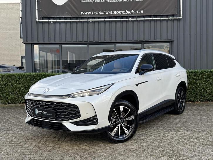 MG MG HS PHEV 1.5 Luxury Als nieuw 4500km! (bj 2025), Auto's, MG, Bedrijf, Te koop, Overige modellen, 360° camera, ABS, Adaptive Cruise Control