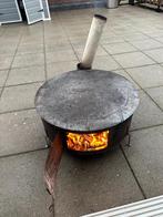 Gezellige Vuurton met Pijp, Tuin en Terras, Vuurkorven, Ophalen of Verzenden, Gebruikt, Vuurton