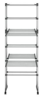 Droogrek wasrek wasdroogrek 3-laags wieltjes GRATIS BEZORGD!, Tuin en Terras, Droogmolens en Wasrekken, Verzenden, Nieuw, Wasrek