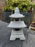 Japanse pagode voor in de tuin van steen, Tuin en Terras, Tuinbeelden, Steen, Overige typen, Zo goed als nieuw, Ophalen