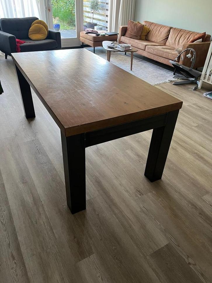 Houten Eettafel - 4 persoons - 180x92cm, Huis en Inrichting, Tafels | Eettafels, Gebruikt, 50 tot 100 cm, 150 tot 200 cm, Vier personen