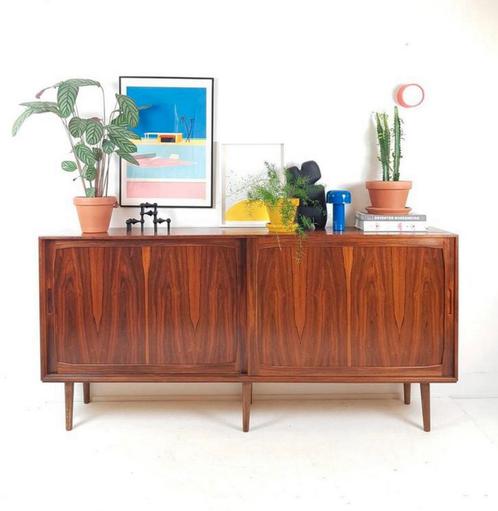 Vintage Deens dressoir | sideboard | tv kast, Verzamelen, Retro, Ophalen of Verzenden