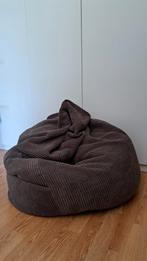 Grote donkerbruine zitzak van Lounge Plug, Ophalen of Verzenden, Zo goed als nieuw, Bruin