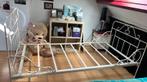 Prachtig prinsessenbed ijzer, Huis en Inrichting, Slaapkamer | Bedden, Ophalen, 90 cm, Eenpersoons, Wit