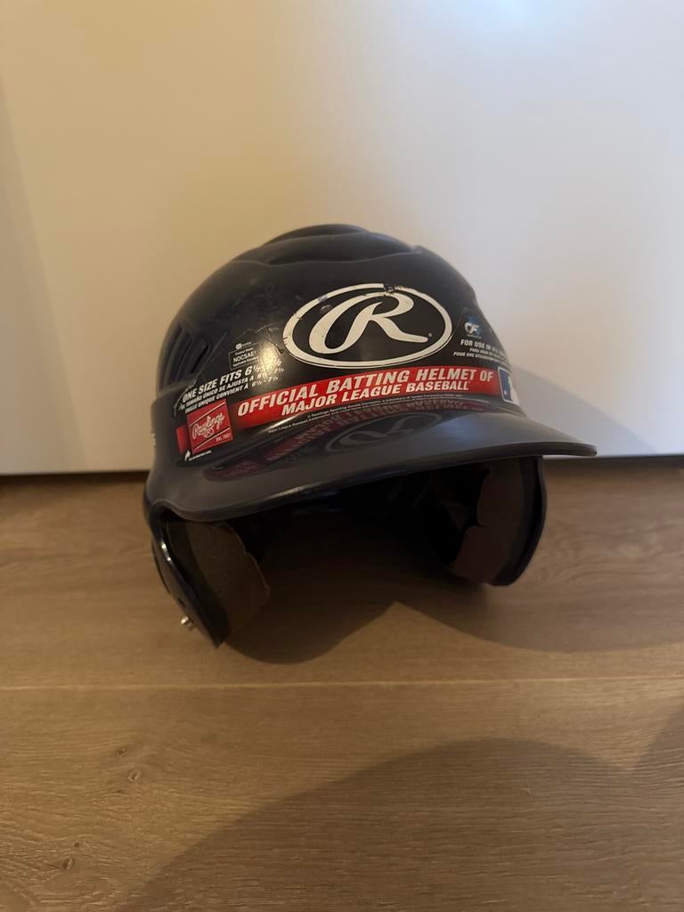 Rawlings Honkbalhelm - Zo goed als nieuw, Sport en Fitness, Honkbal en Softbal, Ophalen, Zo goed als nieuw, Overige typen