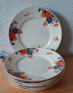 6 x Mosa plateel borden, Antiek en Kunst, Antiek | Servies compleet, Ophalen of Verzenden