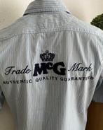 Mc Gregor overhemd maat M korte mouw!, Ophalen of Verzenden, Zo goed als nieuw, Blauw, Halswijdte 39/40 (M)