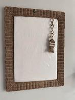 Riviera Maison prikbord met ratan lijst, Huis en Inrichting, Ophalen, Zo goed als nieuw, 75 tot 100 cm, 75 cm of meer