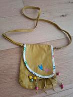 O'neill tas schoudertasje geel retro vintage leer, Ophalen of Verzenden, Gebruikt, Geel, Leer