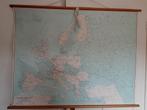 Oude landkaart wandkaart Europa, Gelezen, Landkaart, 1800 tot 2000, OMNIUM WAALWIJK