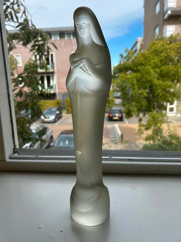 Art Deco beeld Stef Uiterwaal madonna met kind 37 cm, Antiek en Kunst, Kunst | Designobjecten, Ophalen of Verzenden