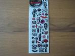 Velletje Halloween stickers met relief nieuw, Ophalen of Verzenden, Nieuw, Versiering, Halloween of Griezel