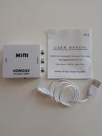 Mini HDMI naar AV Converter - 1080P Up Scaler, Ophalen of Verzenden, Nieuw