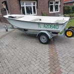 Leuke vis/toerboot met kanteltrailer, Watersport en Boten, Vis- en Consoleboten, Ophalen, Gebruikt, Tot 10 pk, 3 tot 6 meter