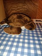 Bruine schildpad knuffel 25 cm groot, Ophalen of Verzenden