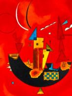 WK 037 (Red) Wassily Kandinsky handgeschilderd, Ophalen of Verzenden