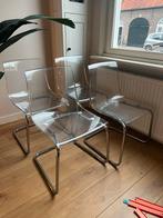 Transparante stoelen Ikea - set van 4, Huis en Inrichting, Ophalen, Gebruikt, Overige kleuren, Vier