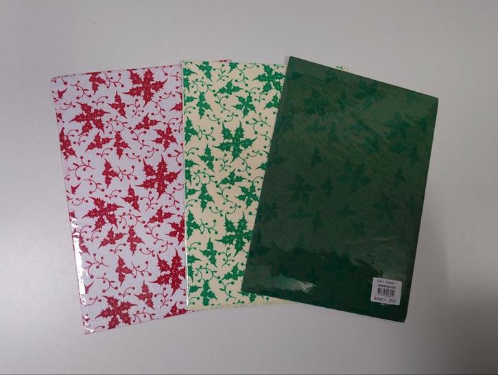3x A4 flock papier bladeren patroon papieren papier NIEUW, Hobby en Vrije tijd, Scrapbooking, Nieuw, Papier of Karton, Ophalen of Verzenden