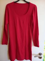 Rood extra lang shirt, tuniek xl, 44-46, stretch katoen, lan, Ophalen of Verzenden, Nieuw, Rood, Shirt of Top