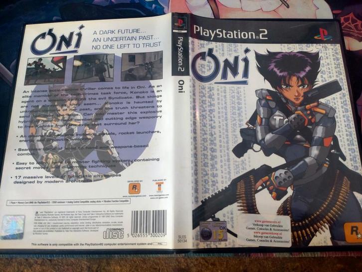 Oni - PS2 - Actiegame, Spelcomputers en Games, Games | Sony PlayStation 2, Gebruikt, Avontuur en Actie, 1 speler, Vanaf 16 jaar