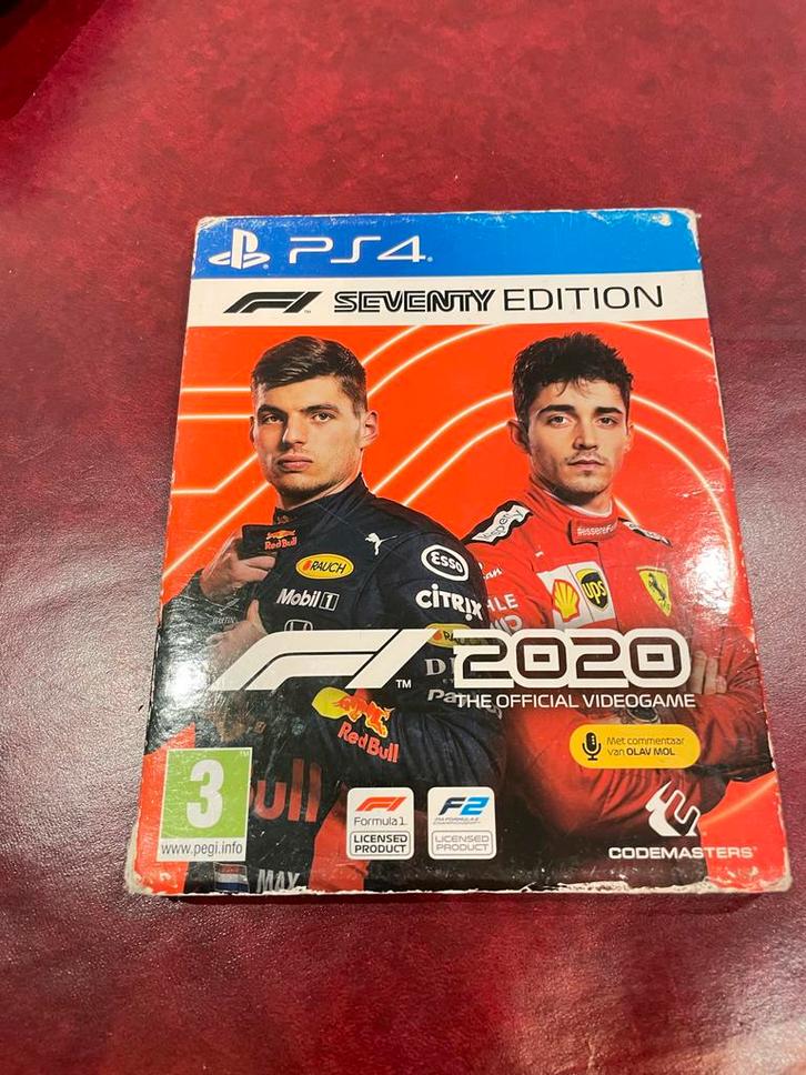 F1 2020 Seventy Edition PS4, Spelcomputers en Games, Games | Sony PlayStation 4, Gebruikt, Racen en Vliegen, 1 speler, Vanaf 3 jaar