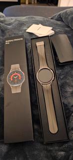 Samsung galaxy watch 5 pro gray titanium, Sieraden, Tassen en Uiterlijk, Smartwatches, Zwart, Nieuw, Ophalen of Verzenden, GPS