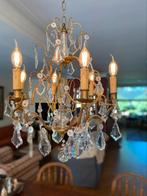 Antieke Franse Kroonluchter, Huis en Inrichting, Lampen | Kroonluchters, Ophalen of Verzenden, Gebruikt, Glas, Franse Kroonluchter eind 18e eeuw
