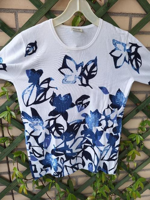 Witte zomer trui Barbara Lebek trui, Kleding | Dames, Truien en Vesten, Zo goed als nieuw, Maat 38/40 (M), Wit, Ophalen of Verzenden