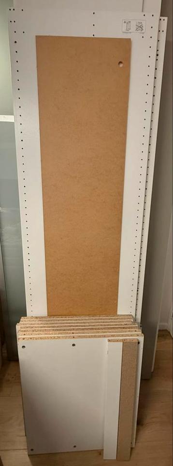 IKEA PAX PAX kledingkast, wit, 75x58x201 cm inc. 5 planken