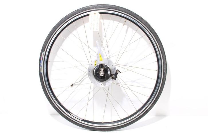 Voorwiel motor | 28 inch | 9-pins | rollenbrake | Gazelle In, Fietsen en Brommers, Fietsonderdelen, Gebruikt, Algemeen, Wiel, Ophalen of Verzenden