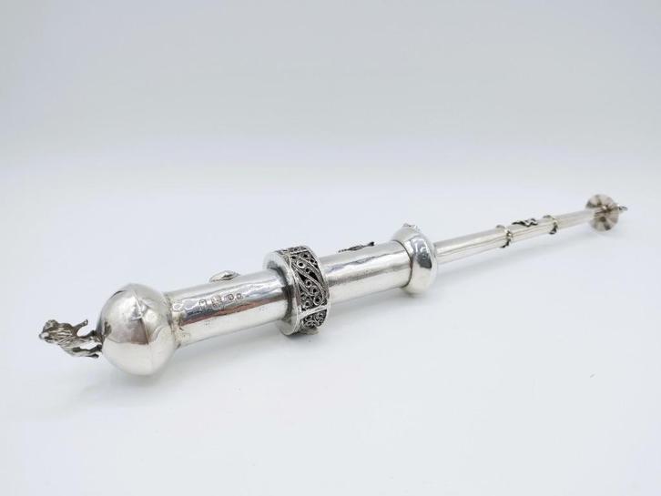 Zilveren jat, 1878, 30,5 cm, Antiek en Kunst, Antiek | Goud en Zilver, Zilver, Verzenden