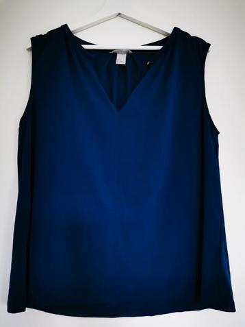 H&M top, blauw, M maar valt XL beschikbaar voor biedingen