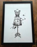 Fashion poster met lijst, Ophalen of Verzenden