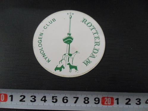 sticker strip hond euromast rotterdam kynologen club *, Verzamelen, Stickers, Zo goed als nieuw, Bedrijf of Vereniging, Ophalen