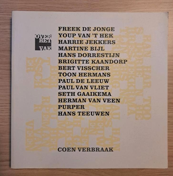 Over het Vak - Coen Verbraak, Boeken, Biografieën, Zo goed als nieuw, Kunst en Cultuur, Ophalen of Verzenden