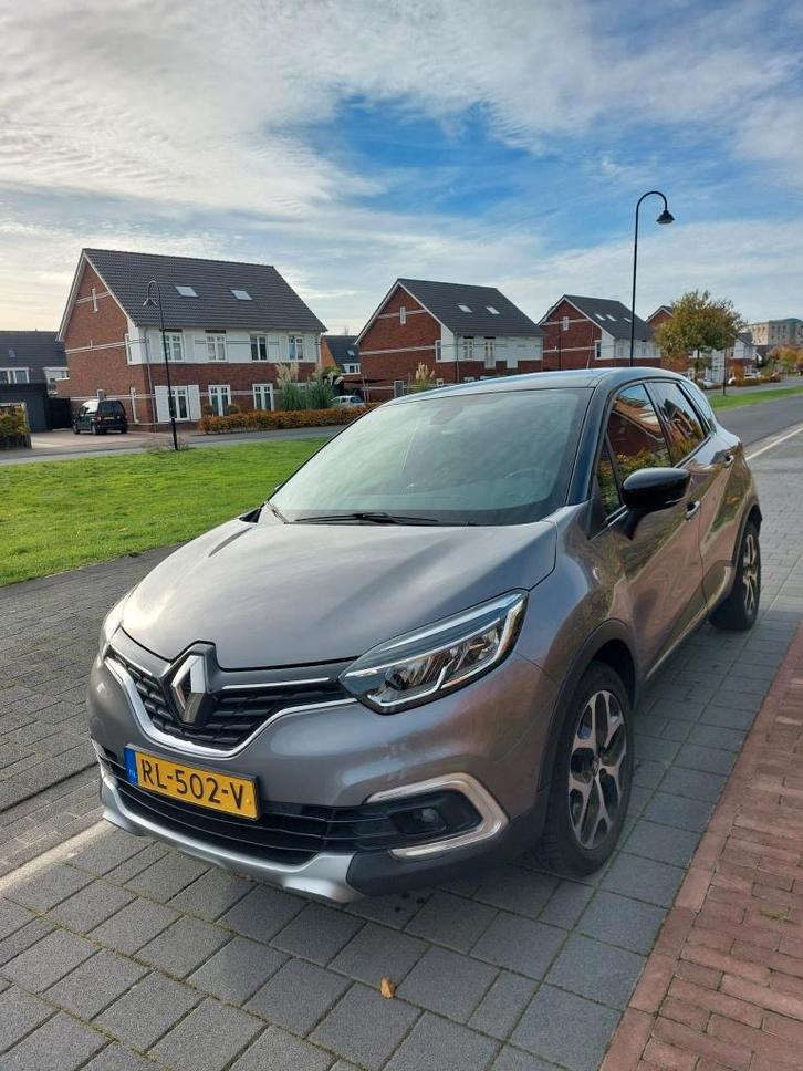 Renault Captur 0.9 TCE 90 2018 Grijs - met veel opties, Auto's, Renault, Particulier, Captur, ABS, Achteruitrijcamera, Adaptive Cruise Control