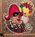 Grote vintage sticker Clown Herlekino clown Harlekijn, Verzamelen, Ophalen of Verzenden, Zo goed als nieuw, Overige typen