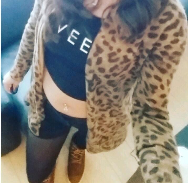 Leopard design vest tijgerprint vesten maat xs bruin flatcap, Kleding | Dames, Truien en Vesten, Zo goed als nieuw, Maat 34 (XS) of kleiner