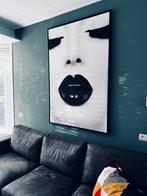Prachtige zwart wit canvas modische foto, Huis en Inrichting, Ophalen, Gebruikt