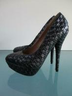 GRATIS VERZENDEN | NIEUWE pinup zwarte hakken 36, Verzenden, Zwart, Nieuw, Schoenen met hoge hakken