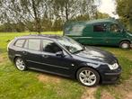 Saab 9-3 Estate ✅2.0 turbo nw apk, goed onderhouden 17” lm, Stof, Zwart, 4 cilinders, 150 pk