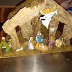 Vintage kerststal, Diversen, Kerst, Ophalen of Verzenden, Gebruikt