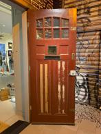 Houten voordeur, Doe-het-zelf en Verbouw, Deuren en Horren, Ophalen, Gebruikt, 80 tot 100 cm, 215 cm of meer